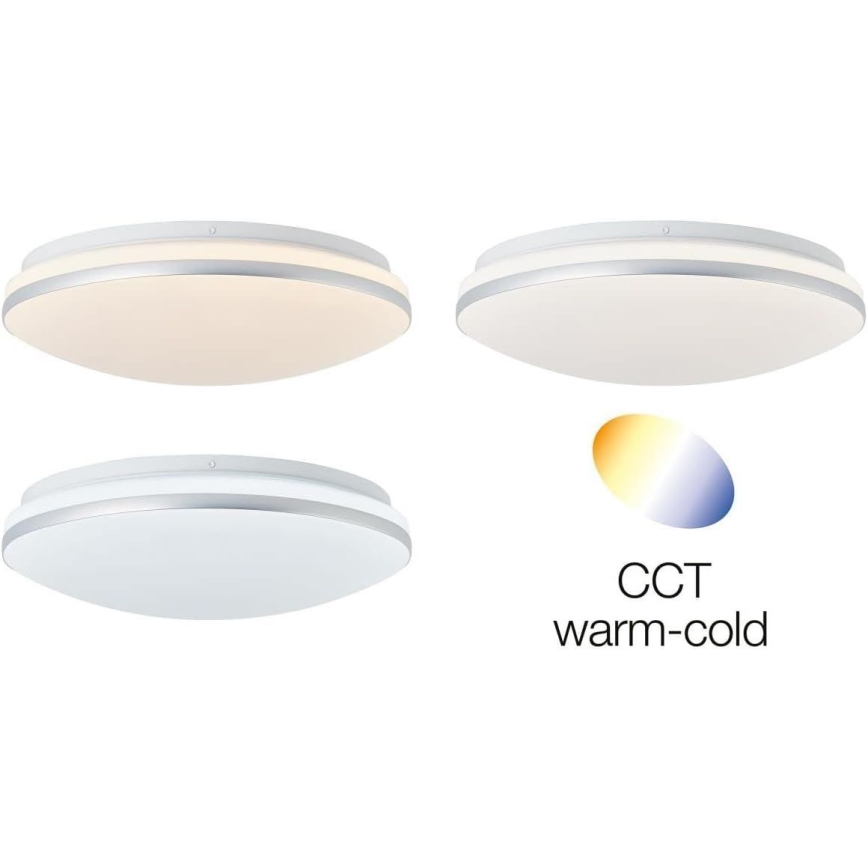 Brilliant - LED RGBW Prigušiva plafonjera MIDWAY LED/14W/230V 3100-6500K Wi-Fi Tuya + Daljinski upravljač