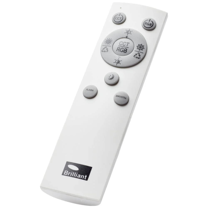 Brilliant - LED RGBW Prigušiva plafonjera MIDWAY LED/14W/230V 3100-6500K Wi-Fi Tuya + Daljinski upravljač