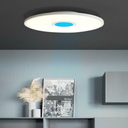 Brilliant - LED RGBW Prigušiva plafonjera ODELLA LED/24W/230V 2700-6500K + Daljinski upravljač
