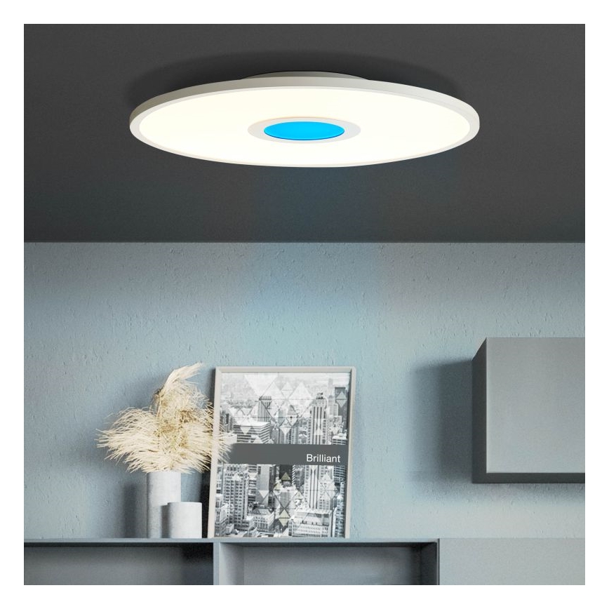 Brilliant - LED RGBW Prigušiva plafonjera ODELLA LED/24W/230V 2700-6500K + Daljinski upravljač