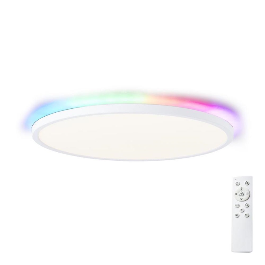 Brilliant - LED RGBW Prigušiva plafonjera SALTERY LED/22W/230V 3000-6500K + Daljinski upravljač