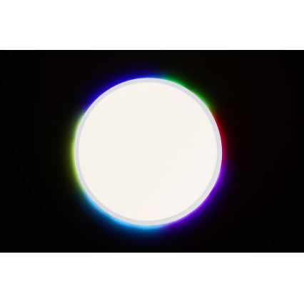 Brilliant - LED RGBW Prigušiva plafonjera SALTERY LED/22W/230V 3000-6500K + Daljinski upravljač