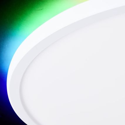Brilliant - LED RGBW Prigušiva plafonjera SALTERY LED/22W/230V 3000-6500K + Daljinski upravljač