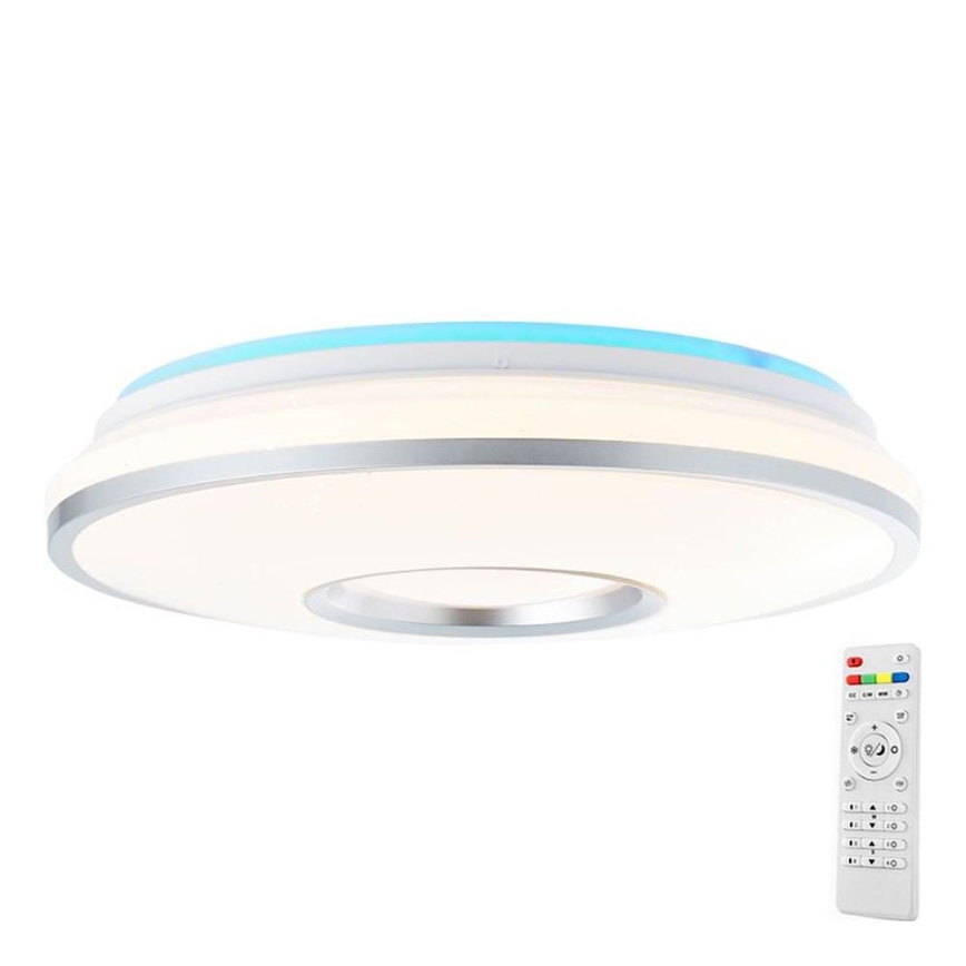 Brilliant - LED RGBW Prigušiva plafonjera VISITATION LED/24W/230V 3000-6500K + Daljinski upravljač