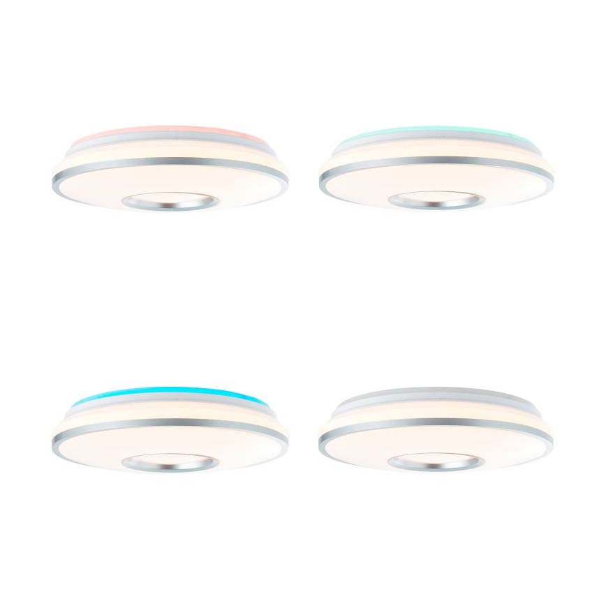 Brilliant - LED RGBW Prigušiva plafonjera VISITATION LED/24W/230V 3000-6500K + Daljinski upravljač