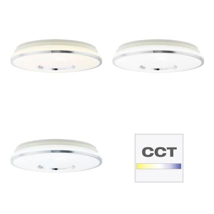 Brilliant - LED RGBW Prigušiva plafonjera VISITATION LED/32W/230V 3000-6500K + Daljinski upravljač
