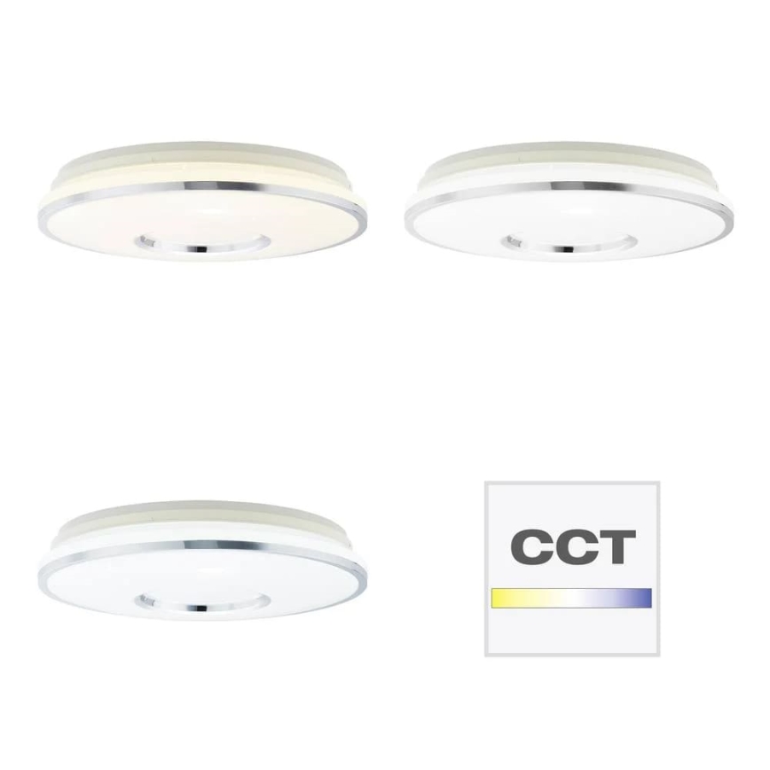 Brilliant - LED RGBW Prigušiva plafonjera VISITATION LED/32W/230V 3000-6500K + Daljinski upravljač