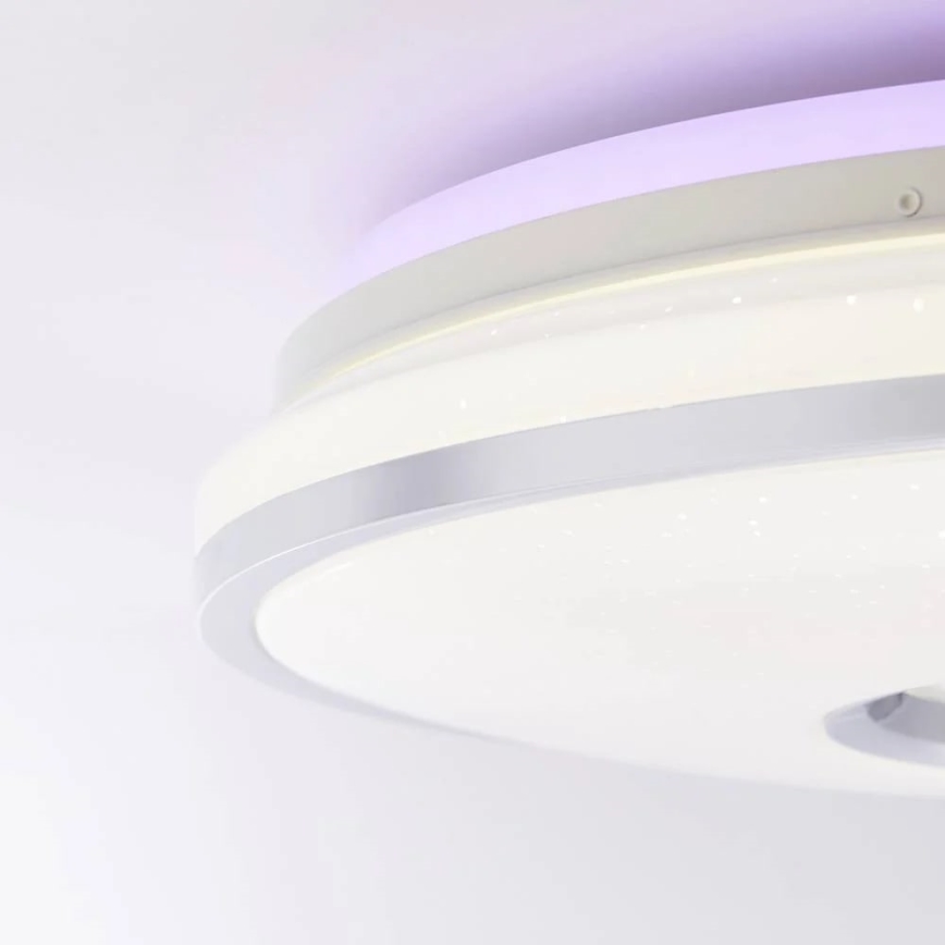 Brilliant - LED RGBW Prigušiva plafonjera VISITATION LED/32W/230V 3000-6500K + Daljinski upravljač