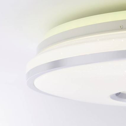 Brilliant - LED RGBW Prigušiva plafonjera VISITATION LED/32W/230V 3000-6500K + Daljinski upravljač
