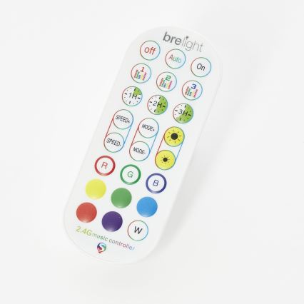 Brilliant - LED RGBW Prigušiva podna lampa NEELE LED/6,5W/230V bela + Daljinski upravljač