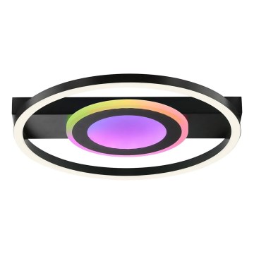 Brilliant - LED RGBW prigušiva stropna svetiljka MAUREEN LED/20W/230V 3000-6500K crna + daljinski upravljač