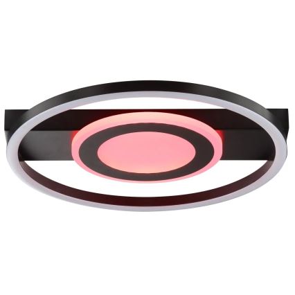 Brilliant - LED RGBW prigušiva stropna svetiljka MAUREEN LED/20W/230V 3000-6500K crna + daljinski upravljač