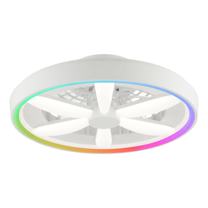Brilliant - LED RGBW Prigušivi stropni ventilator sa svetlom GAIANO LED/48W/230V 2700-6500K bela + Daljinski upravljač