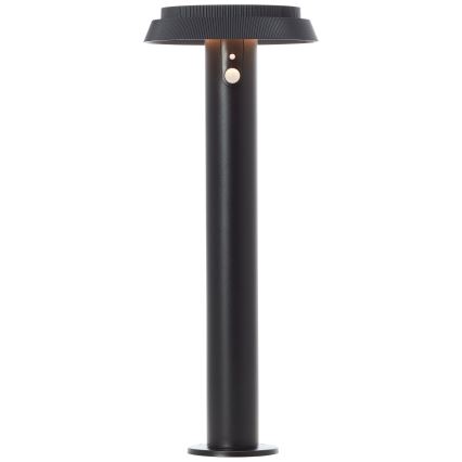 Brilliant - LED Solarna lampa sa senzorom ALVERO LED/4W/3,7V 50 cm IP44 crno
