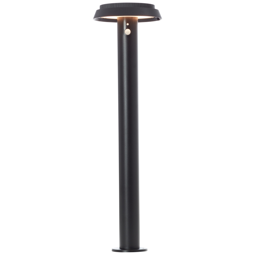 Brilliant - LED Solarna lampa sa senzorom ALVERO LED/4W/3,7V 70 cm IP44 crno