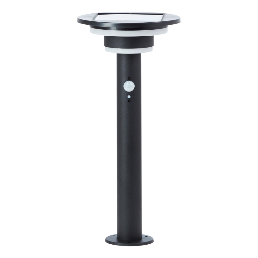 Brilliant - LED Solarna lampa sa senzorom GARVINA LED/3W/3,7V 45 cm IP44 crno