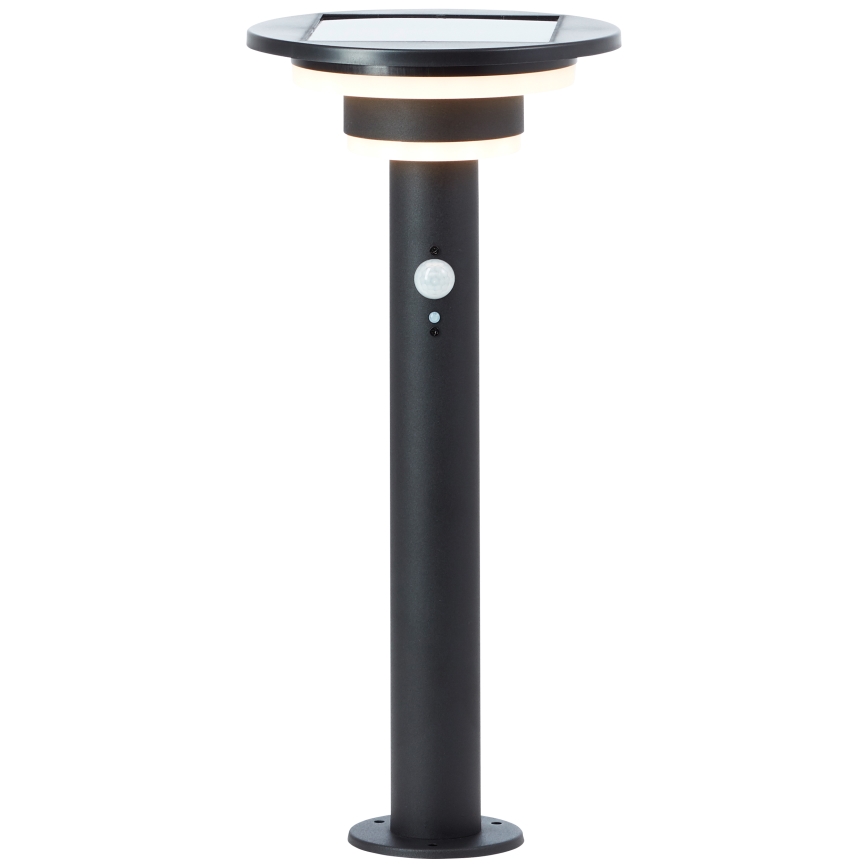 Brilliant - LED Solarna lampa sa senzorom GARVINA LED/3W/3,7V 45 cm IP44 crno