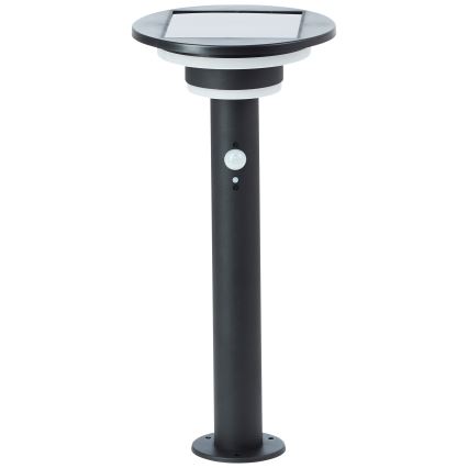 Brilliant - LED Solarna lampa sa senzorom GARVINA LED/3W/3,7V 45 cm IP44 crno
