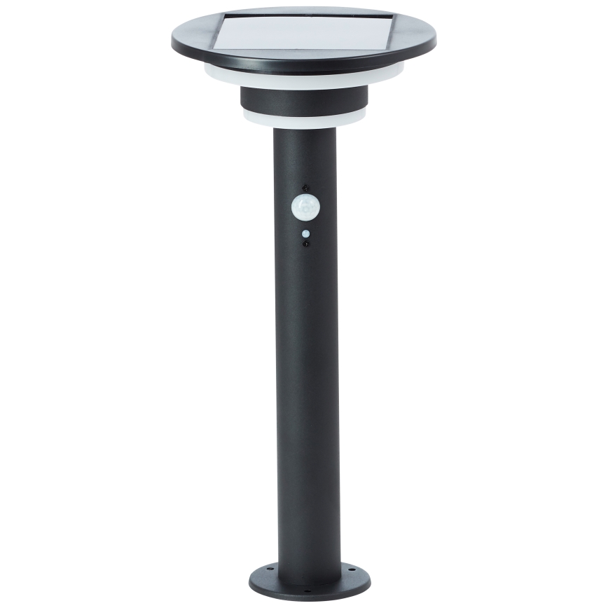 Brilliant - LED Solarna lampa sa senzorom GARVINA LED/3W/3,7V 45 cm IP44 crno