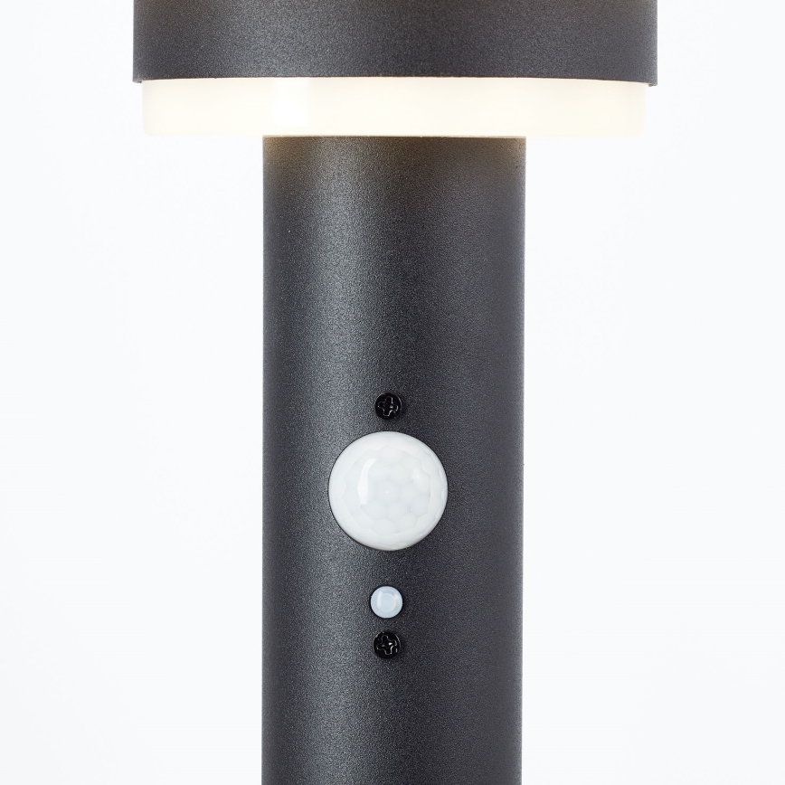 Brilliant - LED Solarna lampa sa senzorom GARVINA LED/3W/3,7V 45 cm IP44 crno