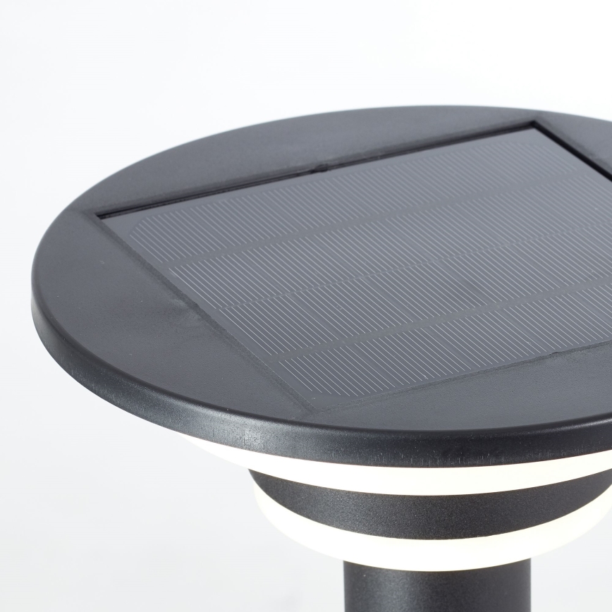 Brilliant - LED Solarna lampa sa senzorom GARVINA LED/3W/3,7V 45 cm IP44 crno