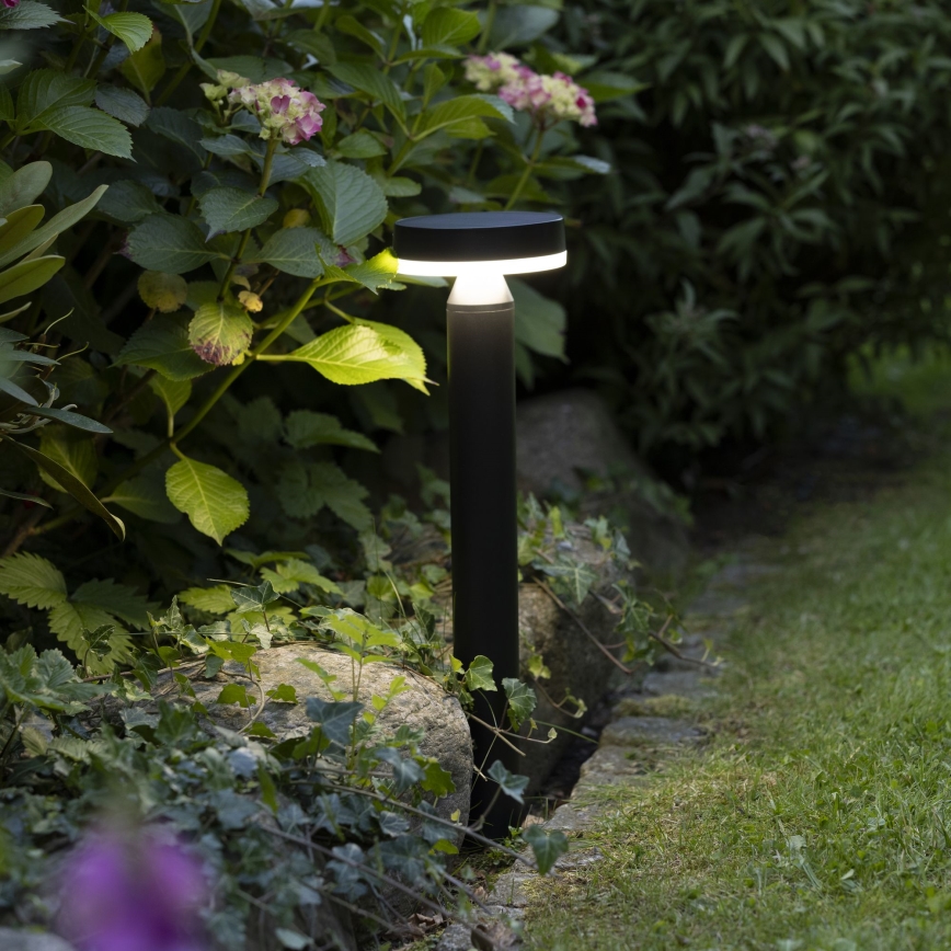 Brilliant - LED Solarna lampa sa senzorom MAGUA LED/4W/3,7V 2000 mAh 50,2 cm IP44 crno