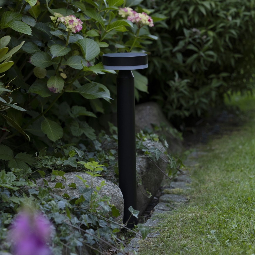 Brilliant - LED Solarna lampa sa senzorom MAGUA LED/4W/3,7V 2000 mAh 50,2 cm IP44 crno