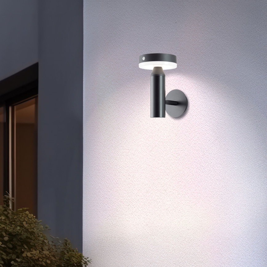 Brilliant - LED Solarna zidna lampa sa senzorom MAGUA LED/4W/3,7V 2000 mAh IP44