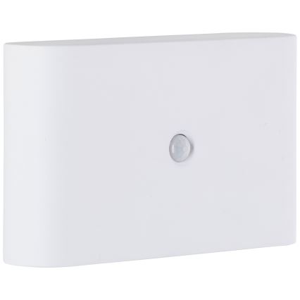Brilliant - LED spoljašnja punjiva zidna lampa sa senzorom XINO LED/3W/5V 3600 mAh IP44 bela
