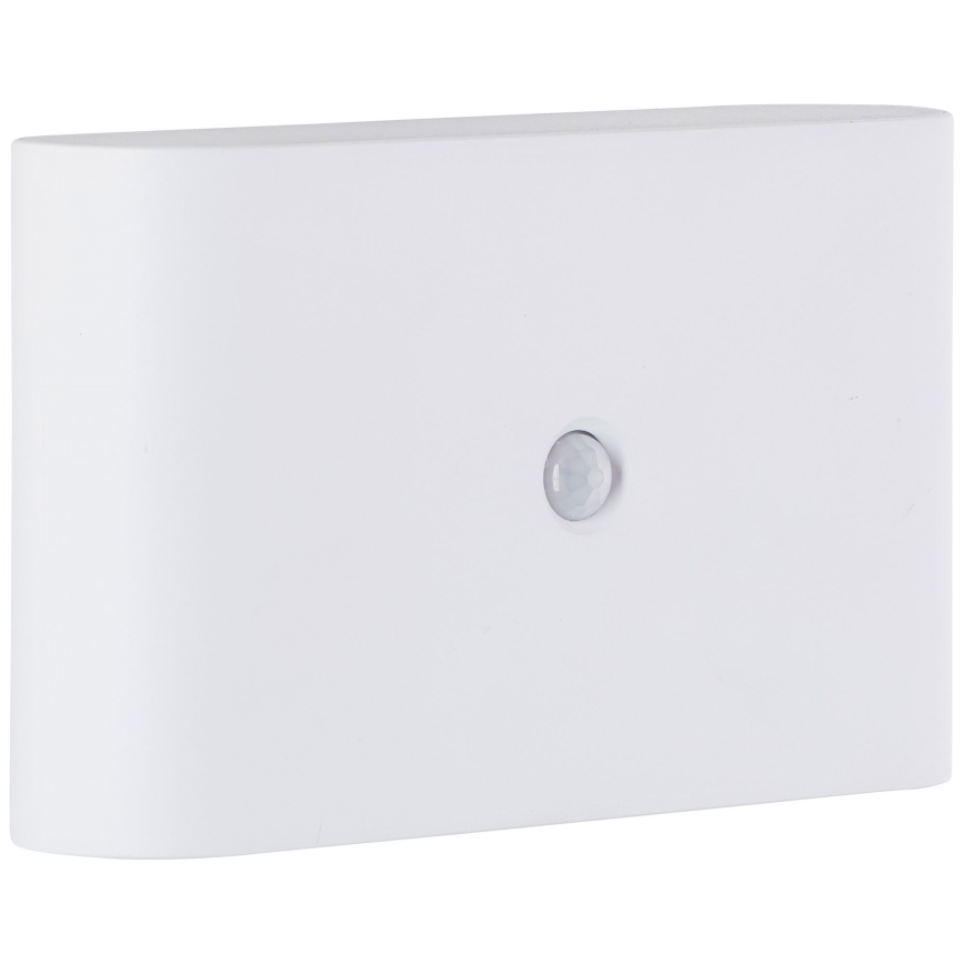 Brilliant - LED spoljašnja punjiva zidna lampa sa senzorom XINO LED/3W/5V 3600 mAh IP44 bela
