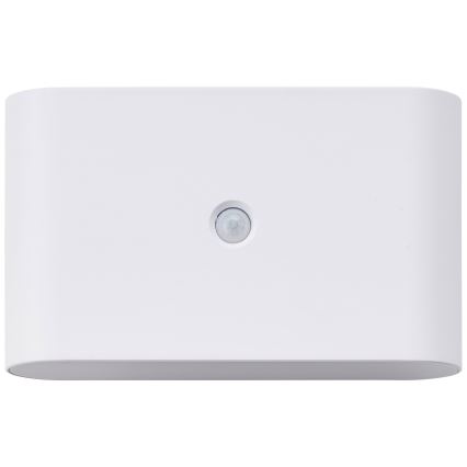 Brilliant - LED spoljašnja punjiva zidna lampa sa senzorom XINO LED/3W/5V 3600 mAh IP44 bela