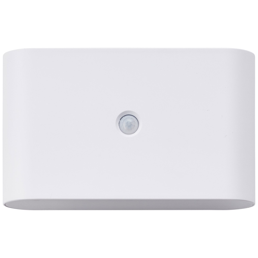 Brilliant - LED spoljašnja punjiva zidna lampa sa senzorom XINO LED/3W/5V 3600 mAh IP44 bela