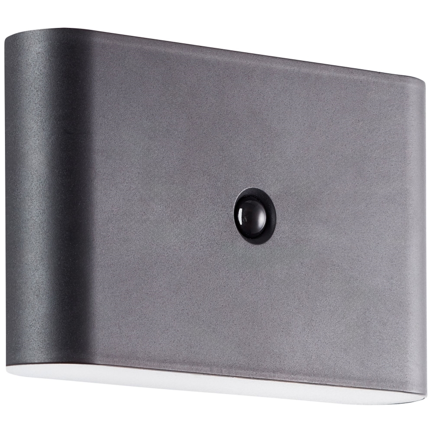 Brilliant - punjiva LED spoljašnja zidna lampa sa senzorom XINO LED/3W/5V 3600 mAh IP44 crna