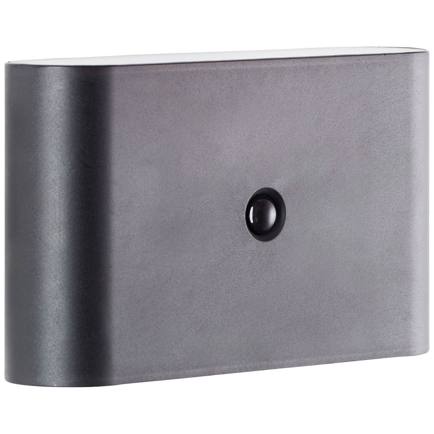 Brilliant - punjiva LED spoljašnja zidna lampa sa senzorom XINO LED/3W/5V 3600 mAh IP44 crna