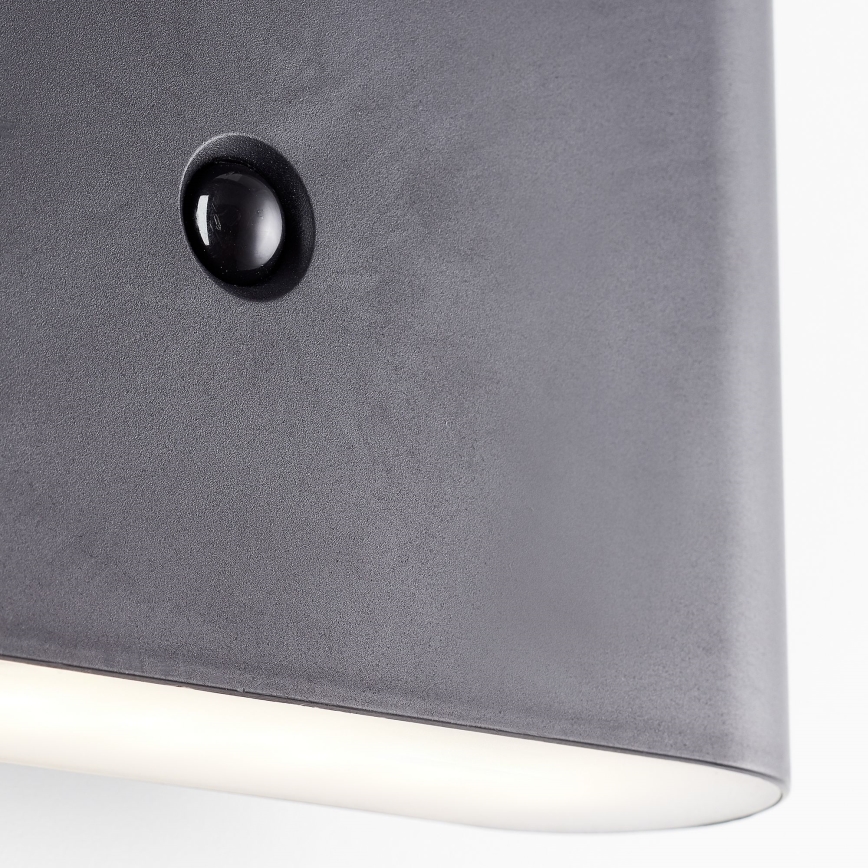 Brilliant - punjiva LED spoljašnja zidna lampa sa senzorom XINO LED/3W/5V 3600 mAh IP44 crna