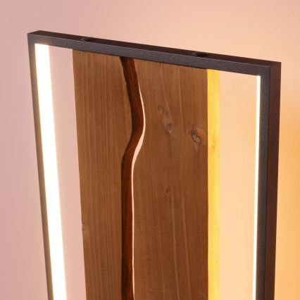 Brilliant - LED stojeća lampa THUNDER LED/18W/230V borovina