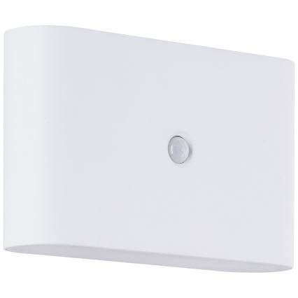 Brilliant - LED Vanjska punjiva zidna Lampa sa senzorom XINO LED/3W/5V IP44 bela