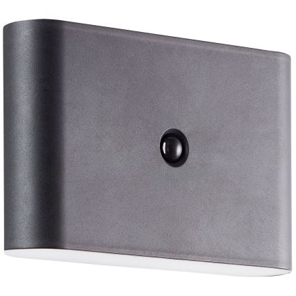 Brilliant - LED Vanjska punjiva zidna Lampa sa senzorom XINO LED/3W/5V IP44 crno