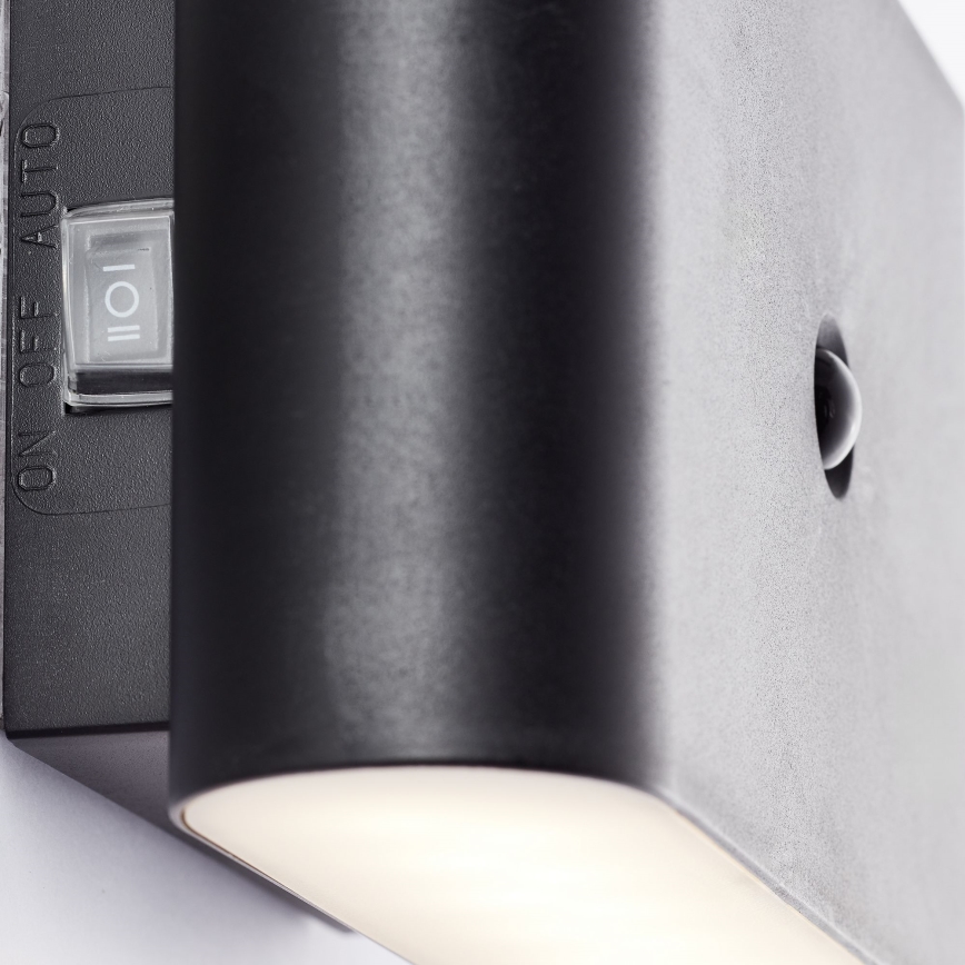 Brilliant - LED Vanjska punjiva zidna Lampa sa senzorom XINO LED/3W/5V IP44 crno