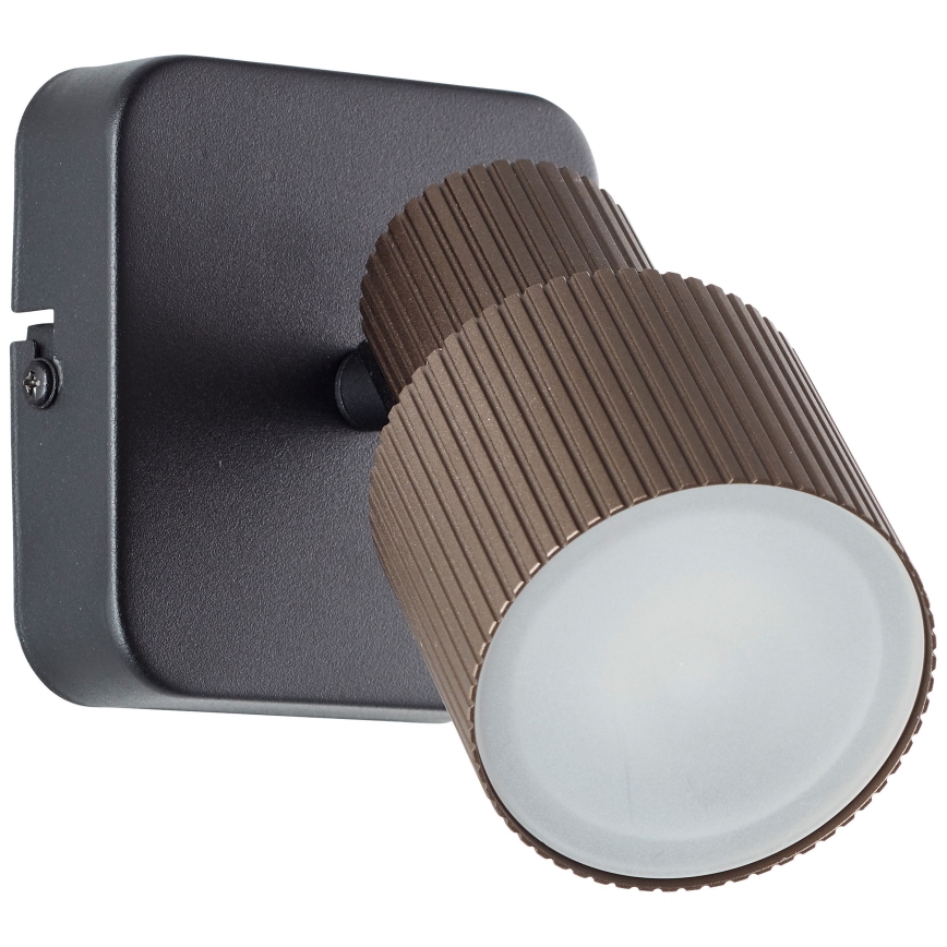Brilliant - LED Zidna reflektorska lampa CADIZ 1xGU10/5W/230V bronzana