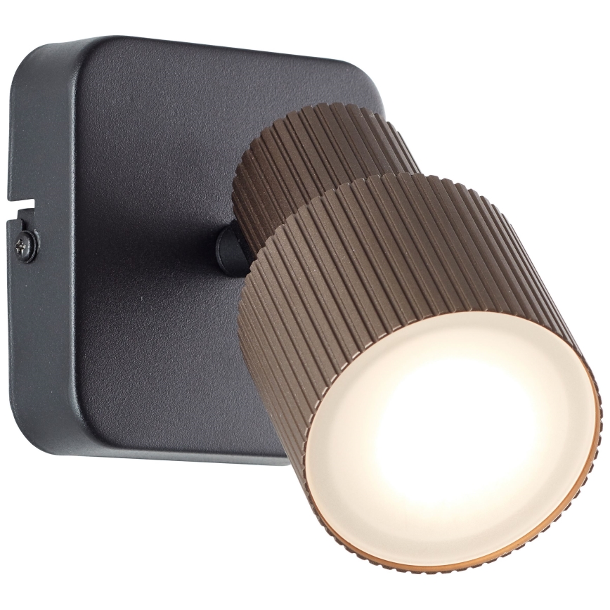 Brilliant - LED Zidna reflektorska lampa CADIZ 1xGU10/5W/230V bronzana