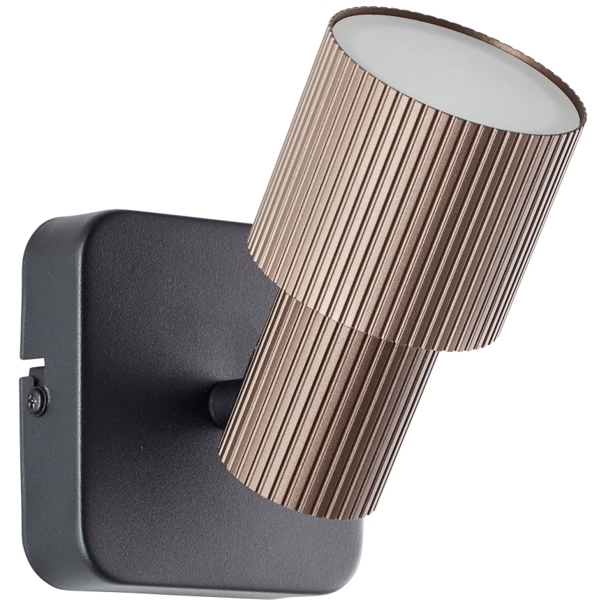 Brilliant - LED Zidna reflektorska lampa CADIZ 1xGU10/5W/230V bronzana