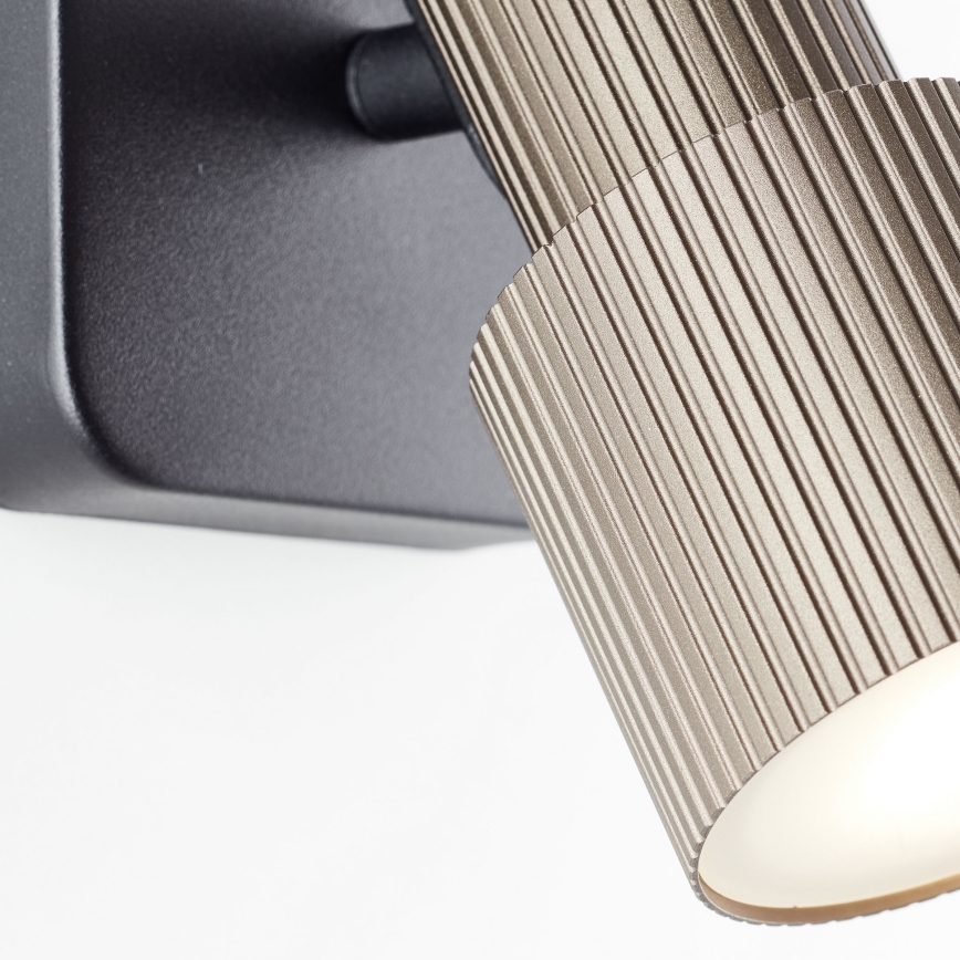 Brilliant - LED Zidna reflektorska lampa CADIZ 1xGU10/5W/230V bronzana