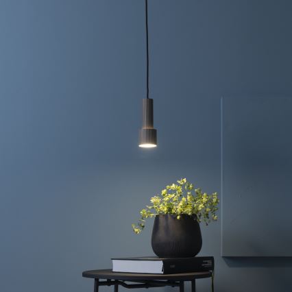 Brilliant - Luster na sajli CADIZ 1xGU10/10W/230V pr. 12,5 cm bronzana