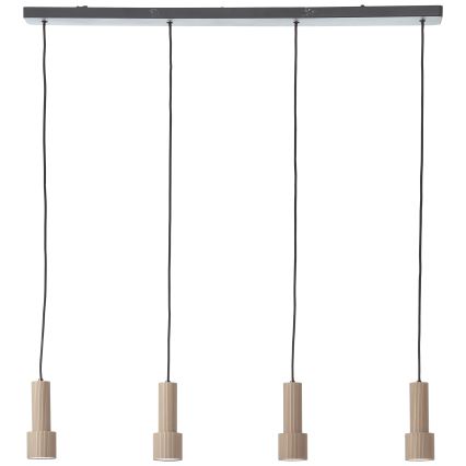 Brilliant - Luster na sajli CADIZ 4xGU10/10W/230V bronzana