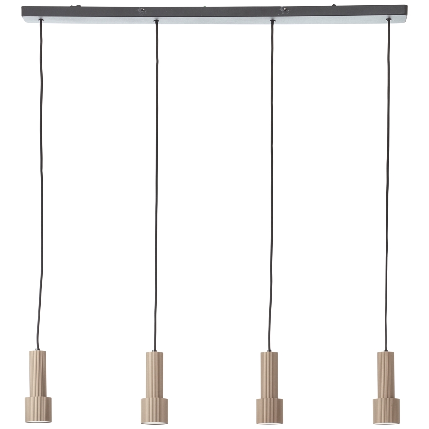 Brilliant - Luster na sajli CADIZ 4xGU10/10W/230V bronzana