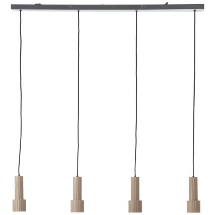 Brilliant - Luster na sajli CADIZ 4xGU10/10W/230V bronzana
