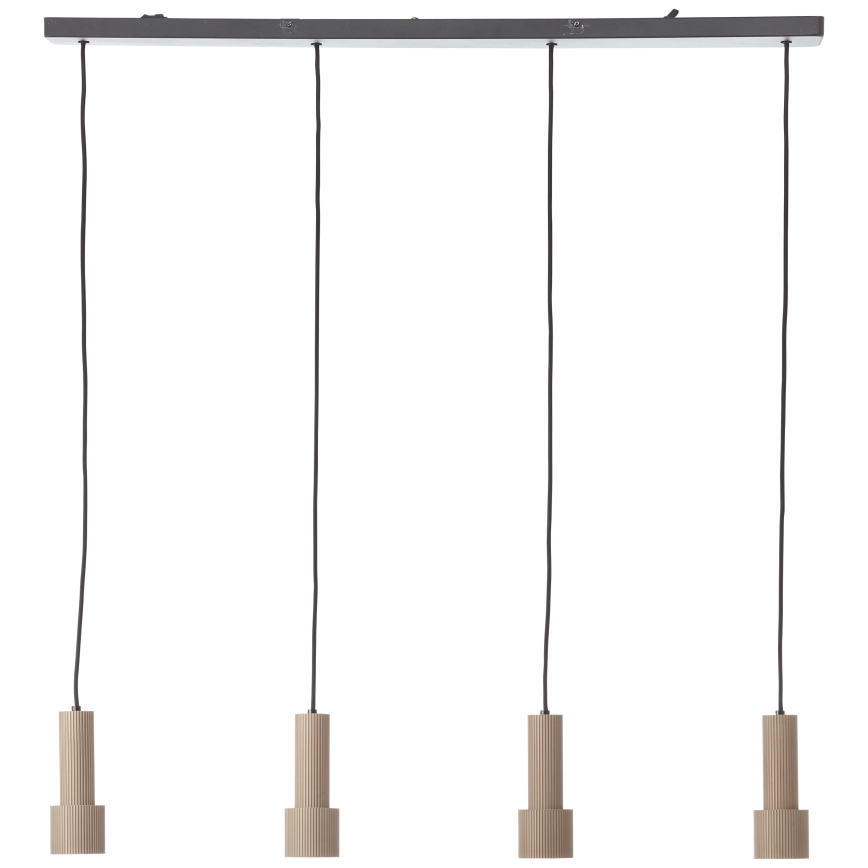 Brilliant - Luster na sajli CADIZ 4xGU10/10W/230V bronzana