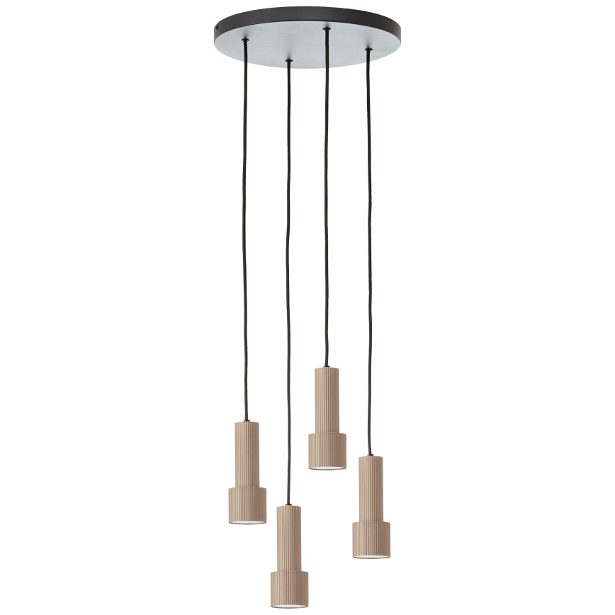 Brilliant - Luster na sajli CADIZ 4xGU10/10W/230V pr. 35 cm bronzana