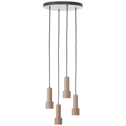 Brilliant - Luster na sajli CADIZ 4xGU10/10W/230V pr. 35 cm bronzana